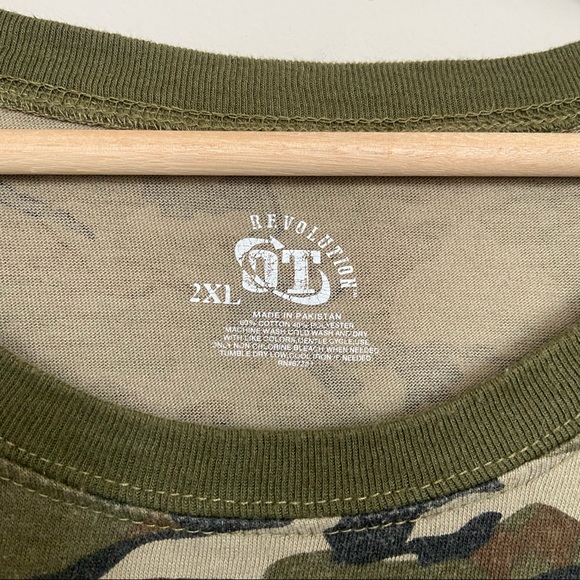 OT Revolution Mens Camo T-shirt - Picture 3 of 4